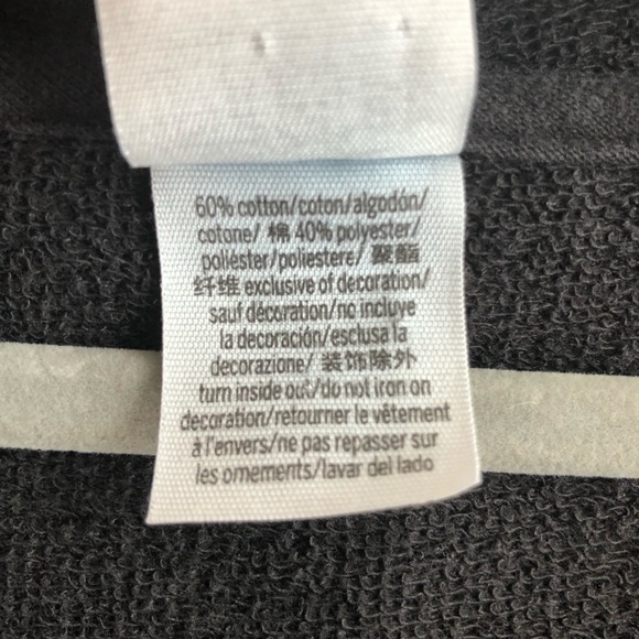 Victoria’s Secret PINK Hoodie Black Sequins LA West Coast Beaches Sz M - Picture 10 of 12